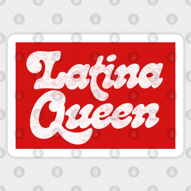 Latina Queen / Original Retro Style Design Sticker by DankFutura